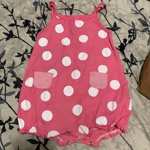 Carter’s 18 months , pink with white polka dots